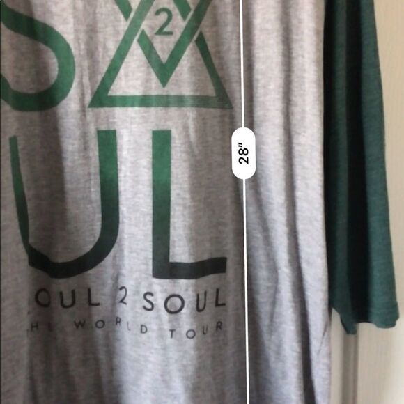 Tim McGraw Faith Hill soul 2 soul the world tour 2017 tee - Picture 5 of 6